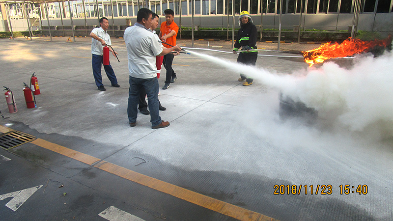 The fire drill of the second half of 2018 was held in Bantian Factory of our company