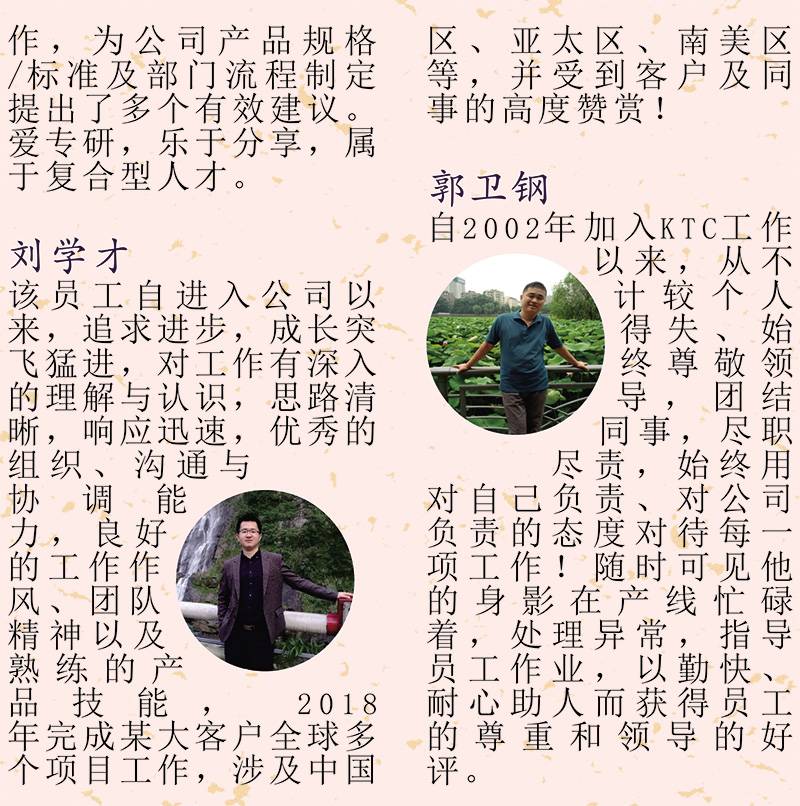 2018年年度优秀主管
